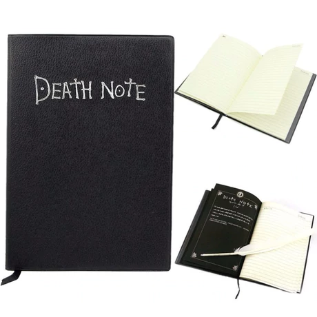 Death Note Halállista füzet tollal