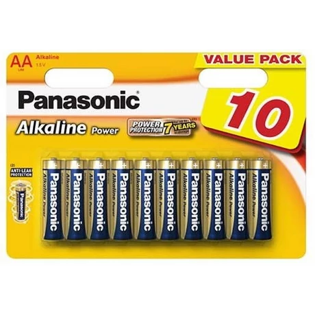 Panasonic AA Alkaline Power LR06 elemek Value Pack - 10db