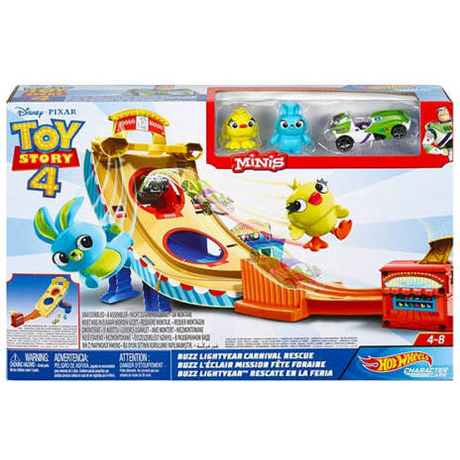 Mattel Hot Wheels Toy Story 4 Buzz Lightyear karneváli mentőakció (GCP24)