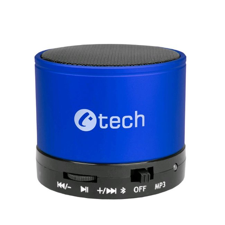 C-TECH SPK-04 hordozható bluetooth hangszóró - kék