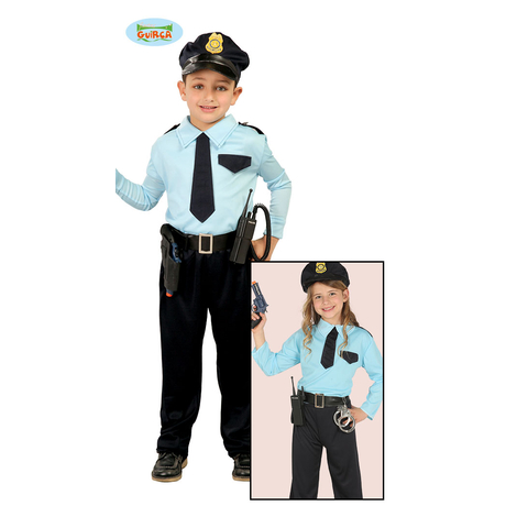 Rendőr járőr halloween farsangi jelmez szett - gyerek