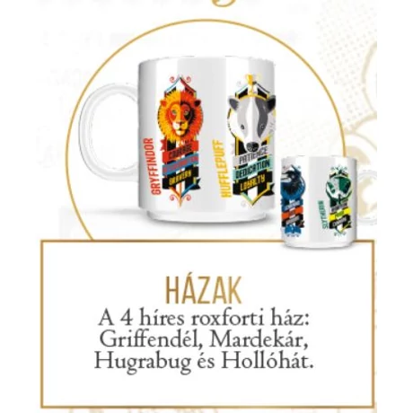 Harry Potter bögre - Házak