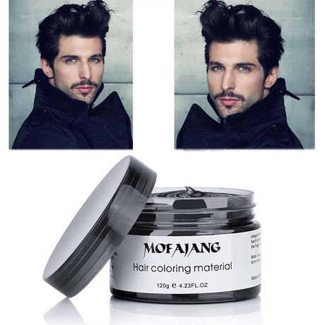 Mofajang hajszínező hajfestő haj wax hajwax hajfesték - fekete