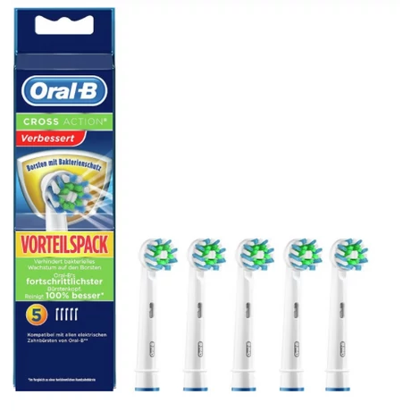 Oral-B Cross Action Antibac Pótfej 5 db