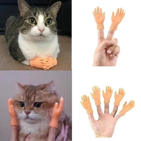 Ujjra húzható kéz báb - 1 pár