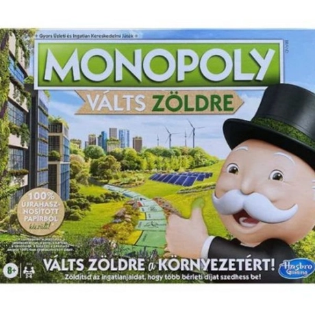 Hasbro Monopoly Válts Zöldre (E9348165) - magyar nyelvű