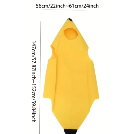 Banán jelmez - felnőtt méret