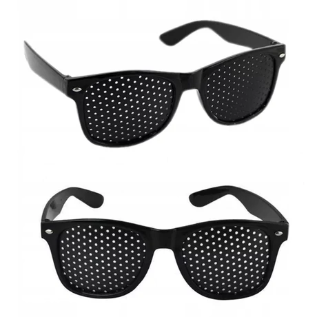 Pontrácsos látásjavító szemüveg, szemtréner - Wayfarer style