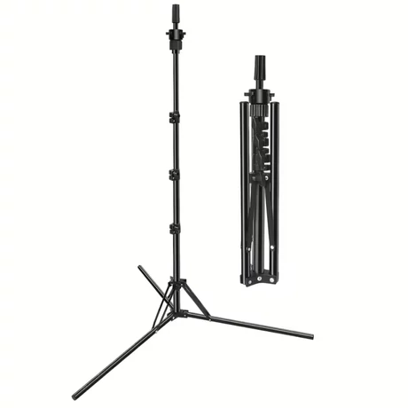 Állítható Fém Fodrász Tanulófej Állvány - 155cm