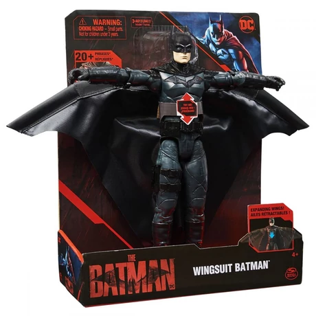 Spin Master Batman mozifilm: Batman figura speciális szárnyas ruhában 30cm (6060523)