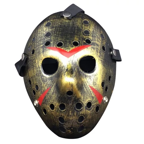 pentek 13 jason maszk halloween bronz