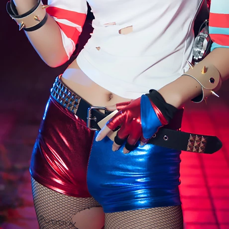 harley quinn jelmez kiegeszito short