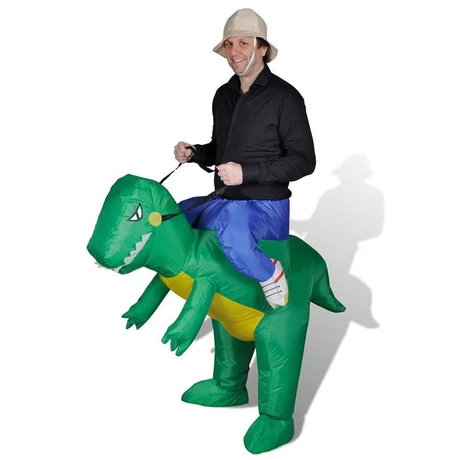 felfujhato dinoszaurusz dino lovaglo jelmez