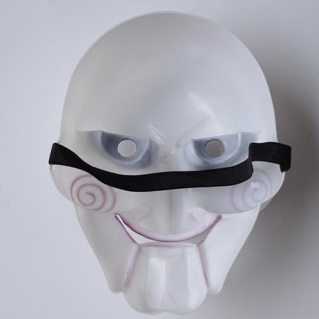 SAW Jigsaw Fűrész Billy halloween farsangi maszk álarc SAW Jigsaw Fűrész Billy halloween farsangi maszk álarc