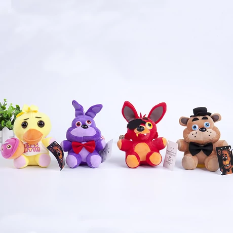 FNAF Five Nights At Freddy's plüss figura szett - 4 darab