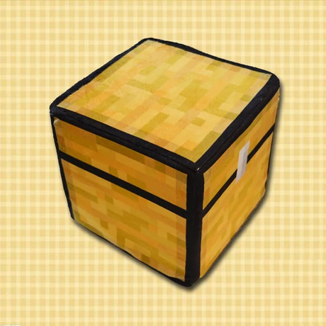 Minecraft nagy plüss láda ládika chest párna