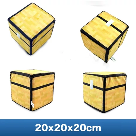 Minecraft nagy plüss láda ládika chest párna