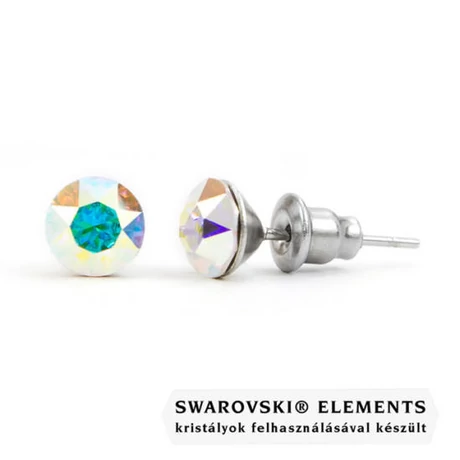 Jazzy színjátszó SWAROVSKI® kristályos fülbevaló \\Gemini\\\ - Kerek Crystal AB\