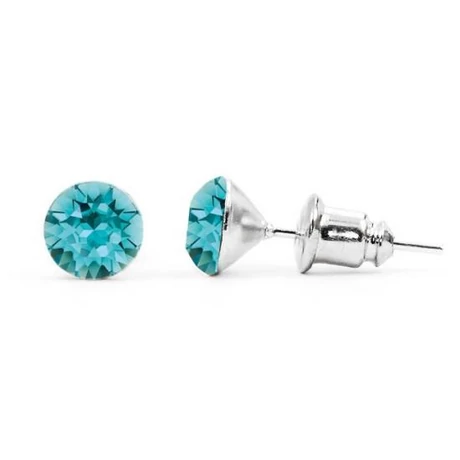 Jazzy türkiz Swarovski® kristályos fülbevaló \\Aquarius\\\ - Light Turquoise\