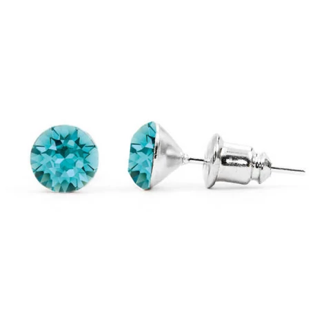 Jazzy türkiz Swarovski® kristályos fülbevaló \\Aquarius\\\ - Light Turquoise\