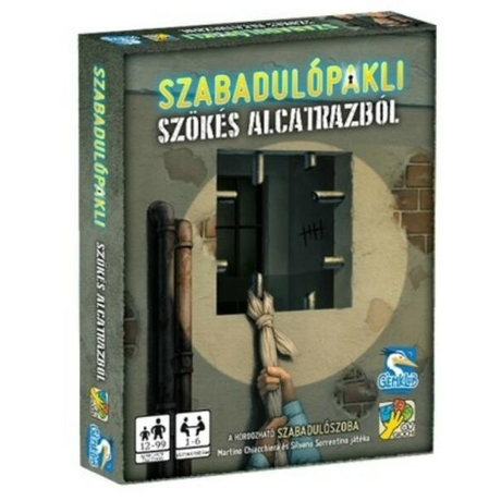 Asmodee Szabadulópakli: Szökés Alcatrazból hordozható szabadulószoba társasjáték