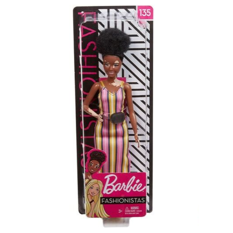 Barbie Fashionista barna bőrű pigmenthiányos baba FBR37/GHW51