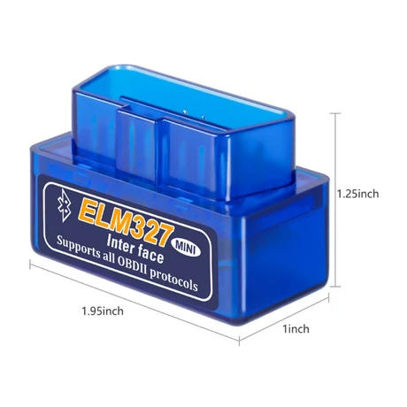Bluetooth ELM327 V2.1 V1.5 Auto OBD 2 diagnosztikai eszköz