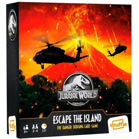 Cartamundi Shuffle Jurassic World - Menekülés a szigetről úti társasjáték