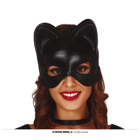 Catwoman halloween farsangi jelmez kiegészítő - felnőtt maszk
