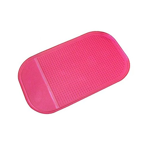 Csúszásgátló pad, szőnyeg autóba - pink (14x8.5cm)