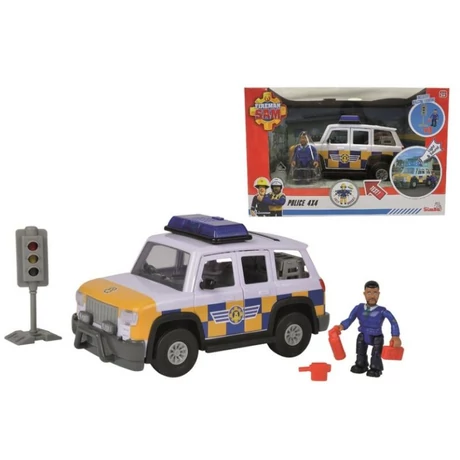 Dickie Toys Sam a tűzoltó: Malcolm rendőrautóval