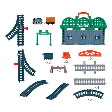 Fisher Price Thomas és barátai Knapford állomás vonat szett