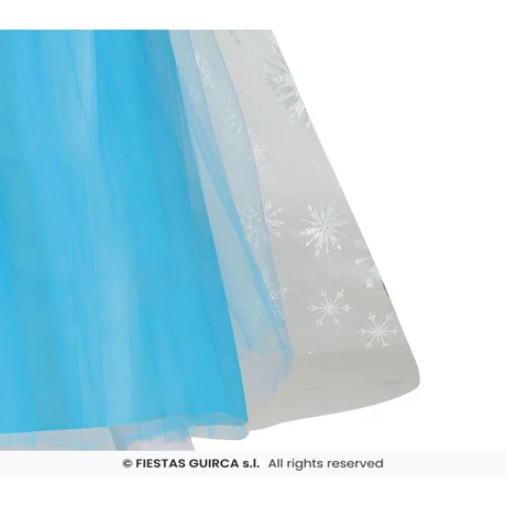 Frozen Jégvarázs Elsa Elza hercegnő, jégkirálynő gyerek, kislány halloweeni farsangi jelmez (méret: 7-9 év)