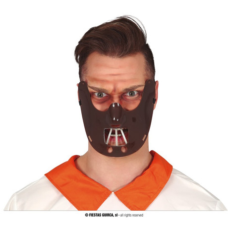 Hannibal Lecter halloween farsangi jelmez kiegészítő - maszk Hannibal Lecter halloween farsangi jelmez kiegészítő - maszk