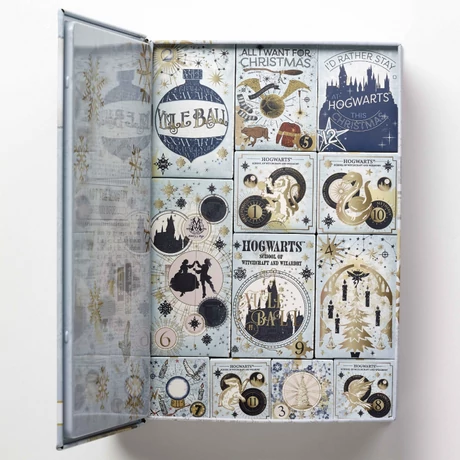 Harry Potter fémdobozos adventi kalendárium ékszerekkel, kiegészítőkkel