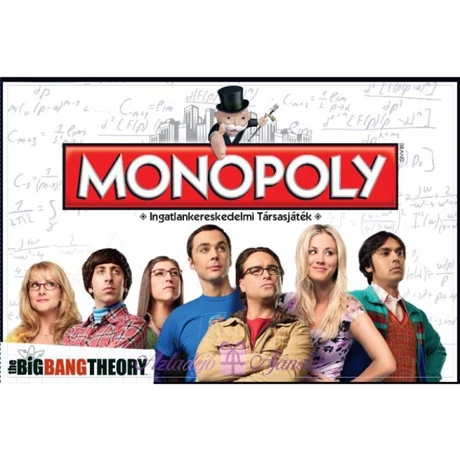 Hasbro Monopoly Agymenők - magyar nyelvű (B52241650)