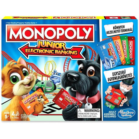 Hasbro Monopoly Junior elektromos bankolás (E1842)