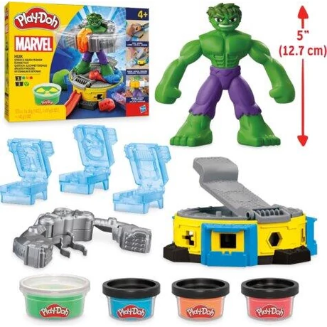 Hasbro Play-Doh Marvel Hulk nyomkodó és taposó gyurma készlet