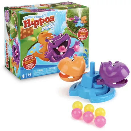 Hasbro - Éhes vízilovak vízspriccelő játék