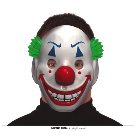 Horror gyilkos bohóc halloween farsangi jelmez kiegészítő - maszk