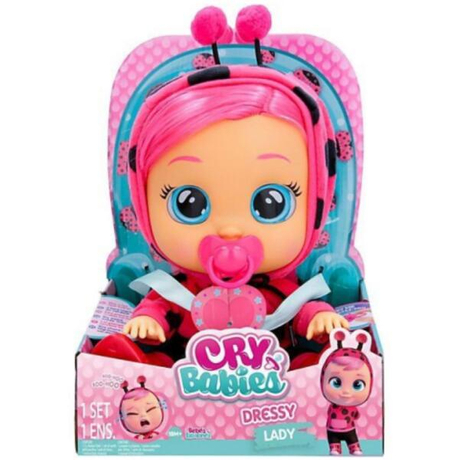 IMC Toys Cry Babies - Dressy Lady interaktív könnyes baba (IMC081468)