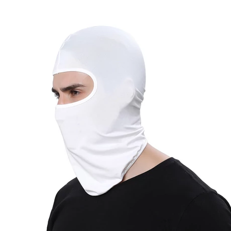 Kiváló minőségű, lélegző símaszk vagy gokart maszk - fehér