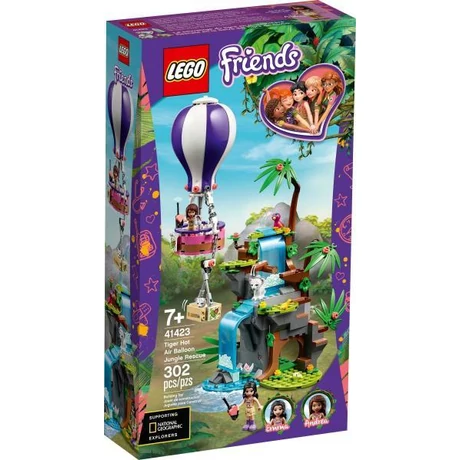 LEGO Friends 41423 - Hőlégballonos tigris mentő akció
