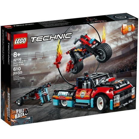 LEGO Technic 42106 - Kaszkadőr teherautó és motor