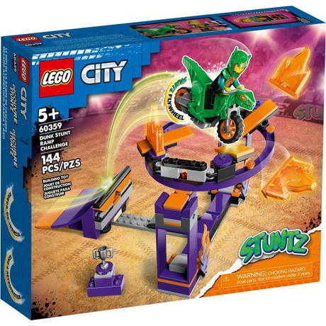 LEGO® City Stuntz - Csont nélkül kaszkadőr rámpa kihívás (60359)