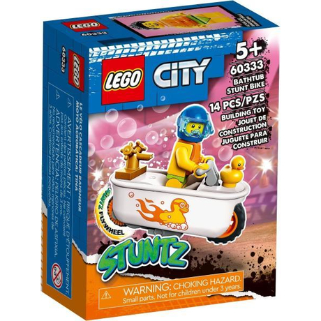 LEGO® City Stuntz - Fürdőkádas kaszkadőr motorkerékpár (60333)