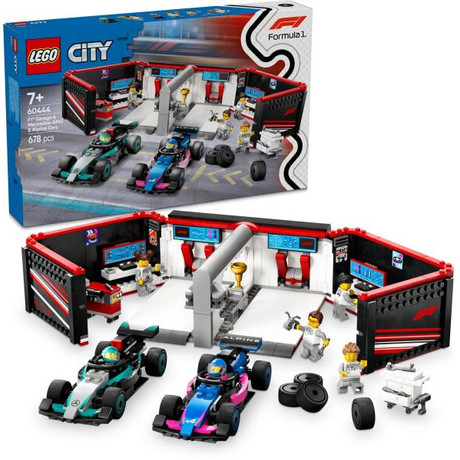 LEGO® City - F1 garázs, Mercedes-AMG és Alpine (60444)