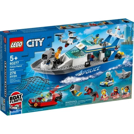 LEGO® City - Police Rendőrségi járőrcsónak (60277)