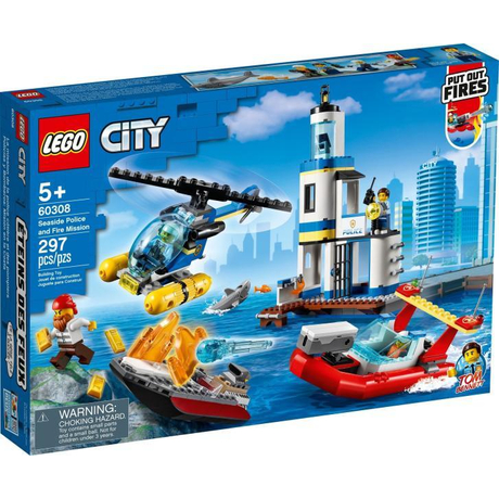LEGO City - Tengerparti rendőrségi és tűzoltó küldetés (60308)