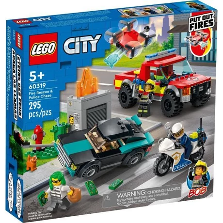 LEGO® City - Tűzoltás és rendőrségi hajsza (60319)